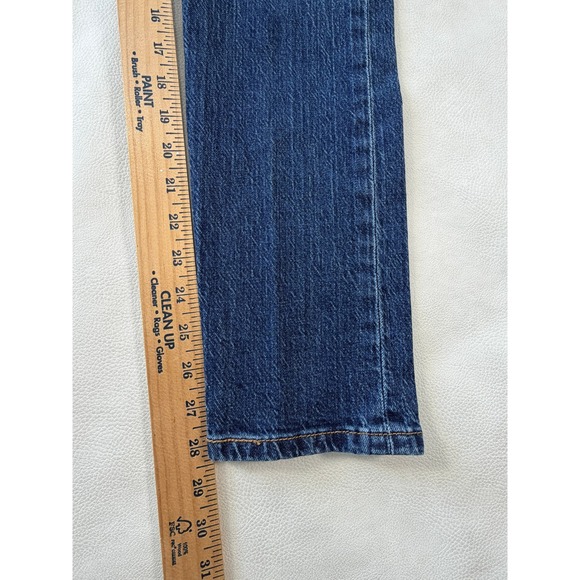 Levis Premium 501 S Skinny Jeans Dark Wash Indigo High Rise Womens 26 28x28 - Picture 3 of 9